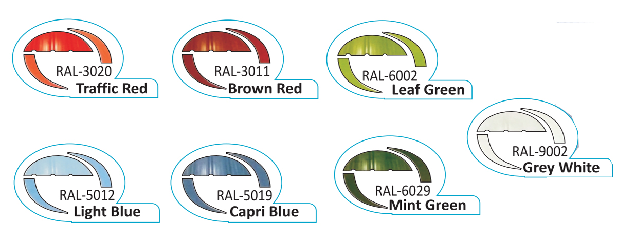Profile Sheet Color Shades